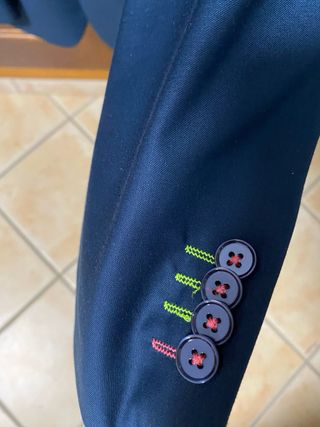 Traje azul marino completo Talla M