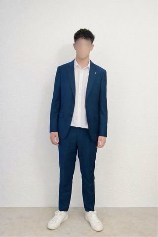 Traje azul marino completo Talla M