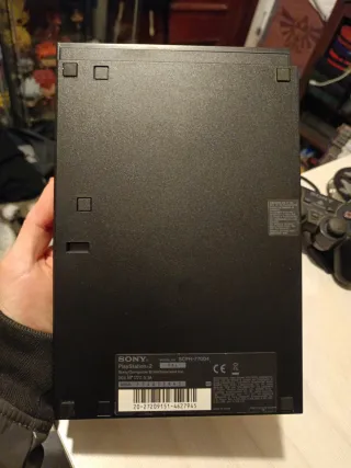 Consola Sony PS2 Slim Negra