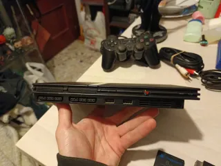 Consola Sony PS2 Slim Negra