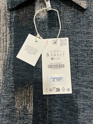 Cazadora Zara Estampado Abstracto