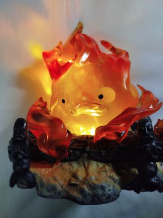 Luz Nocturna Calcifer Llama Anime