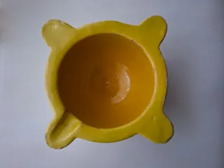 ANTIGUO MORTERO DE BARRO VIDRIADO