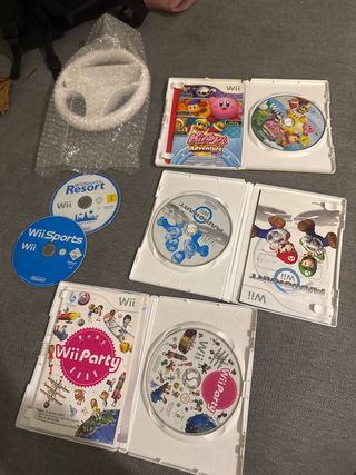 PAL ES - Pack Wii con juegos y accesorios