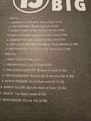 Vinilo LP Stax Original Big Hits