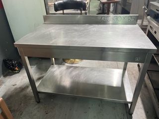 Mesa de acero inoxidable 120x70x85