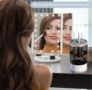 Limpiador Eléctrico Brochas Maquillaje USB. Nuevo