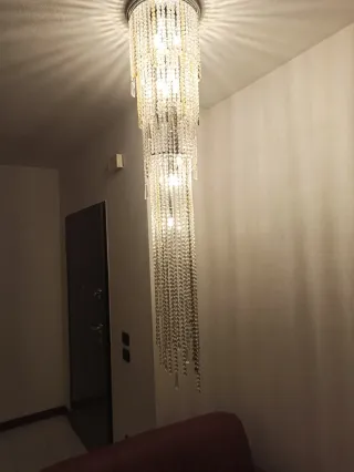 Lampadario cristallo Swarovski