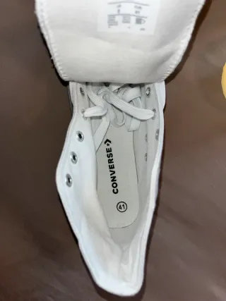 Converse Botas Blancas Unisex Talla X