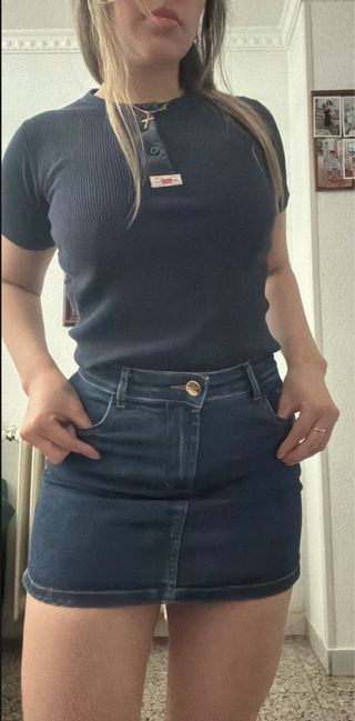 Camiseta Levi's Henley Manga Corta Talla M