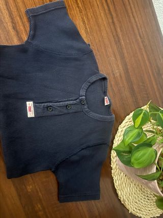 Camiseta Levi's Henley Manga Corta Talla M