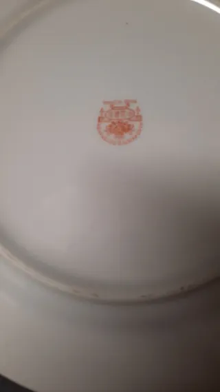 Piatto decorativo cinese vintage