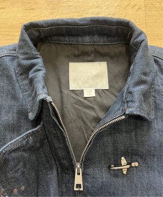 Cazadora Zara denim alamares