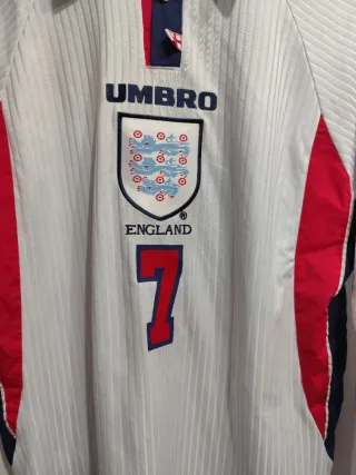 Camiseta Umbro Inglaterra Beckham Talla M