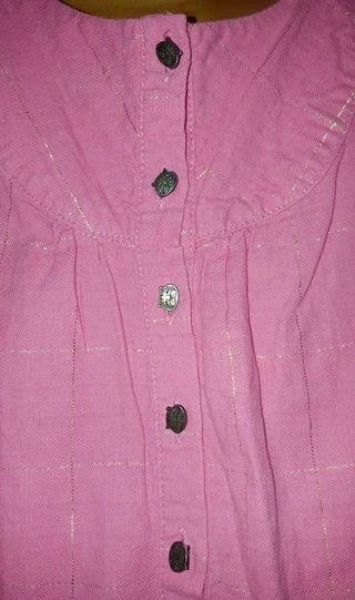 Vestido Zara Girls Rosa 4-5 anos