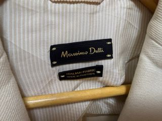 Americana Massimo Dutti color crudo