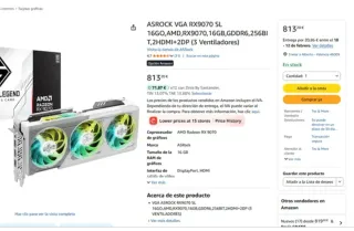 Tarjeta Gráfica ASRock Steel Legend RX 9070 OC