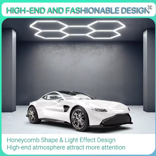 Luz LED Hexagonal Moderna