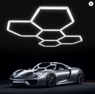 Luz LED Hexagonal Moderna