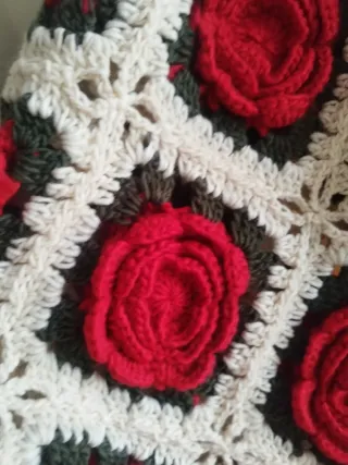 Chaqueta Fetiche Suances Rosas Beige Talla M