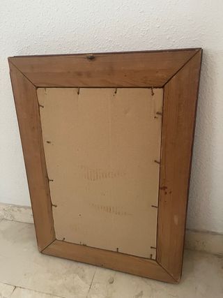 Grabado S. XIX Marco Rojo