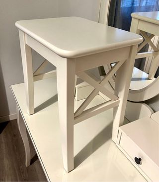 Tocador Ikea Blanco con Espejo y Taburete
