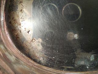 Entremesera antigua plata y cristal