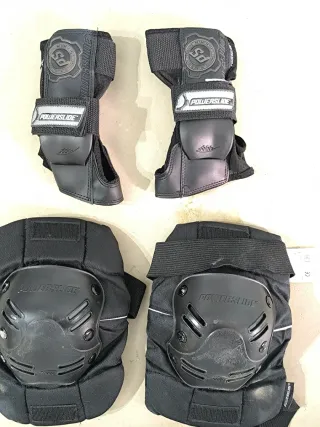 Protecciones Powerslide Rodilleras Coderas Muñecas