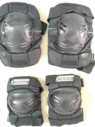 Protecciones Powerslide Rodilleras Coderas Muñecas