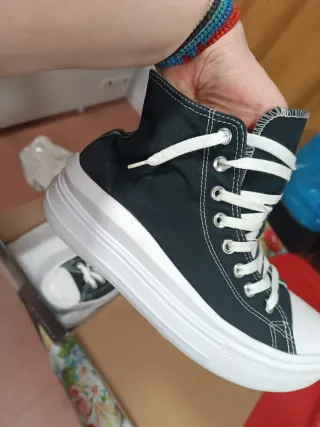 Converse All Star Negras Plataforma