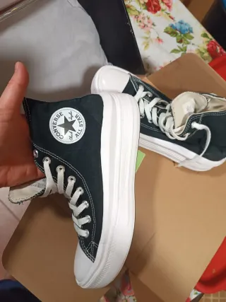 Converse All Star Negras Plataforma