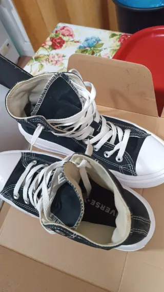 Converse All Star Negras Plataforma