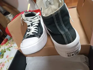 Converse All Star Negras Plataforma