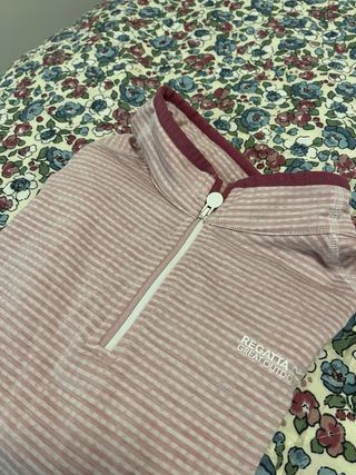 Sudadera Regatta rosa a rayas