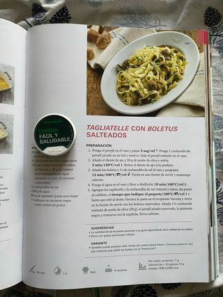 Libro Thermomix Cocina Fácil y Saludable