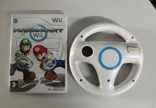 Mario Kart Wii + Volante Original Nintendo