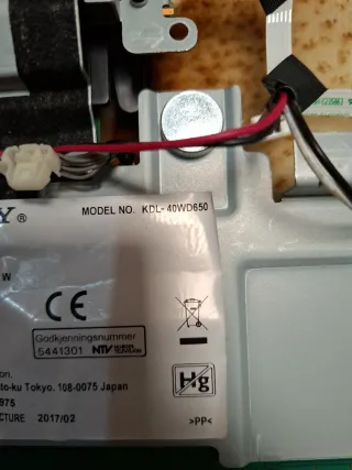 Placa base TV Sony 40