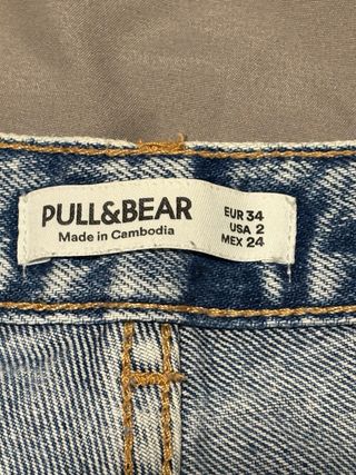 Pantalón vaquero Pull&Bear azul