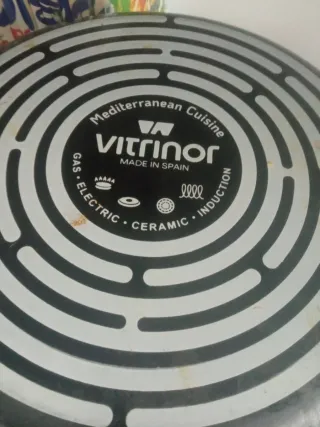 Olla grande con tapa de cristal