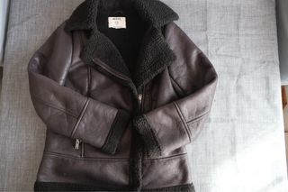 Giacca biker foderata nera