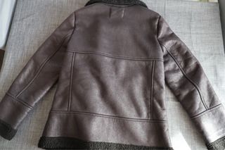 Giacca biker foderata nera