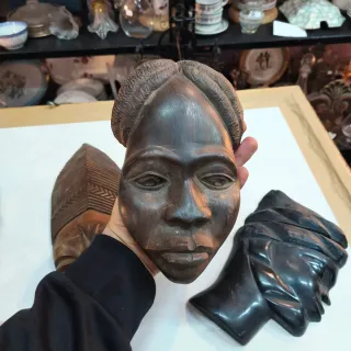 Máscaras y figuras Africana antiguas lote