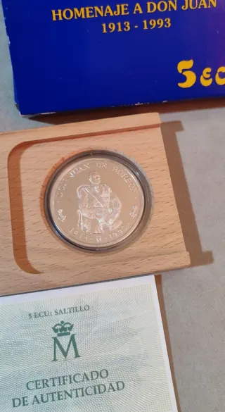 5 Ecus Don Juan de Borbón 1913-1993