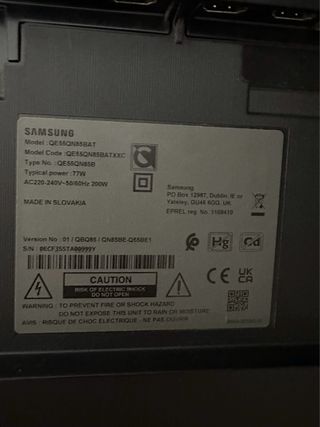 Samsung 55 Neo QLED 4K 120Hz HDMI 2.1 PS5