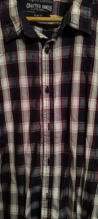 Camisa a cuadros Angelo Litrico