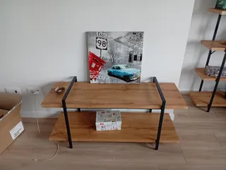 Estantería TV Madera y Metal