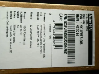 Acer Aspire 14 AI A14-52M Gris PRECINTADO Y NUEVO