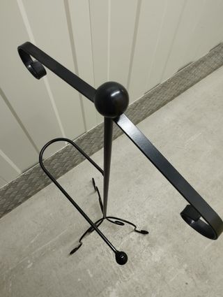 Galán de noche de hierro forjado