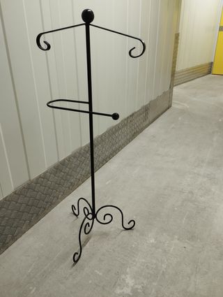 Galán de noche de hierro forjado