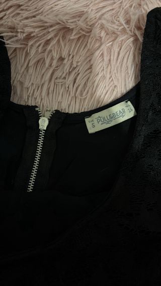 Vestido de encaje negro